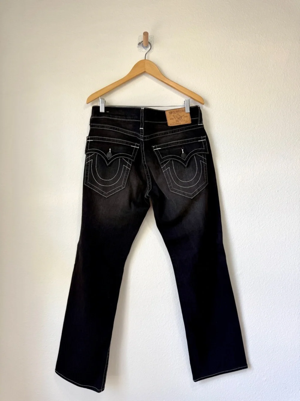 True Religion Ricky Straight Leg Dark Wash Jeans Made in USA Men’s Size 34
